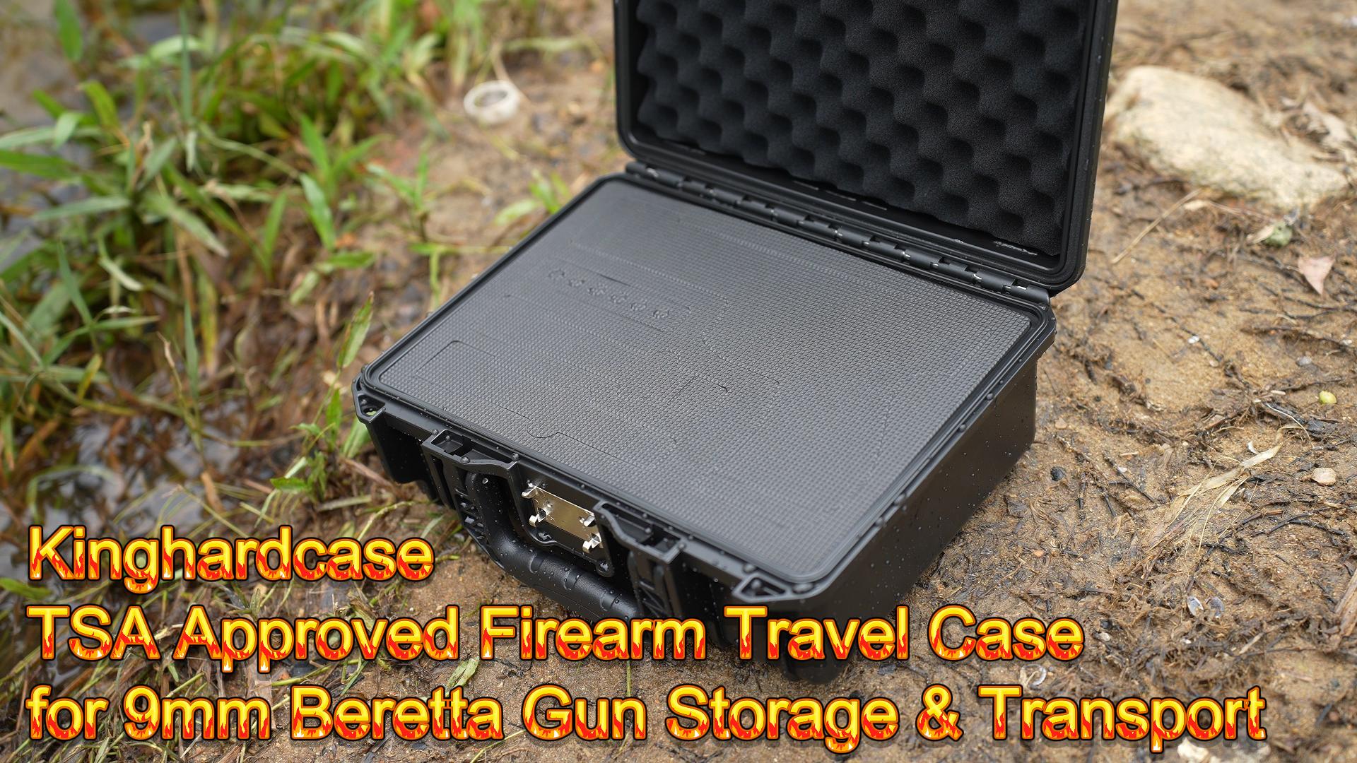 Amazon.com: Kinghardcase TSA Approved Firearm Travel Case for
